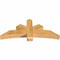 Ekena Millwork Alberta Rough Sawn Timber Gable Bracket, Western Red Cedar, 60"W x 25"H x 6"D x 6"F, 10/12 Pitch GBW060X25X0606ALB00RWR - alternate 4
